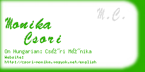 monika csori business card